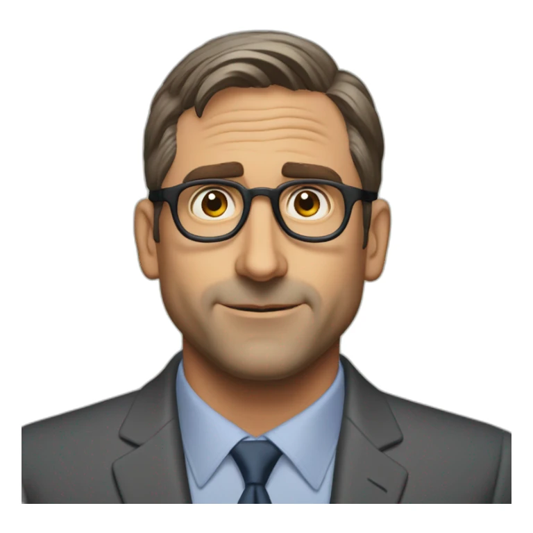 Steve Carell from office sticker