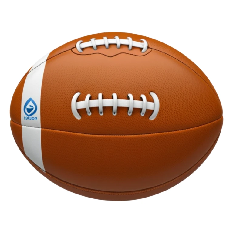 Balón de rugby digital sticker