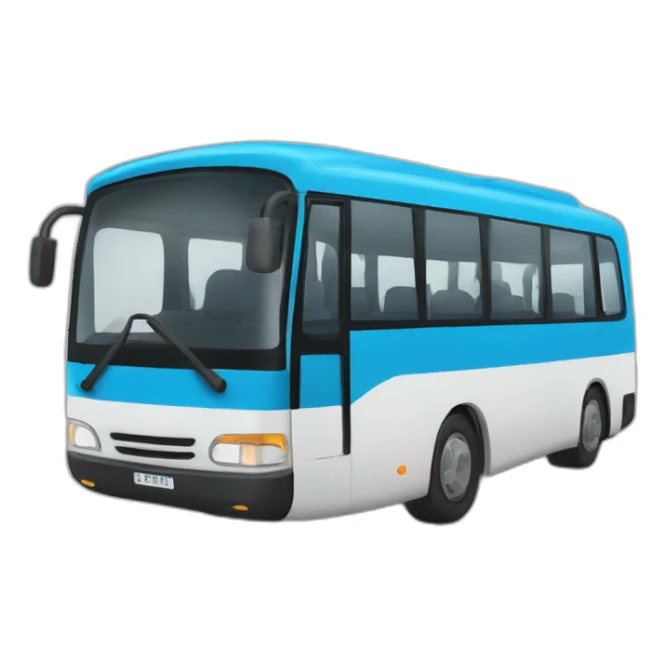 Autobús navegando sticker