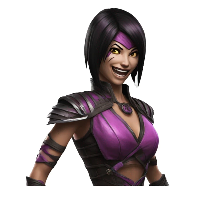 Laughs Mileena Mortal Kombat X sticker