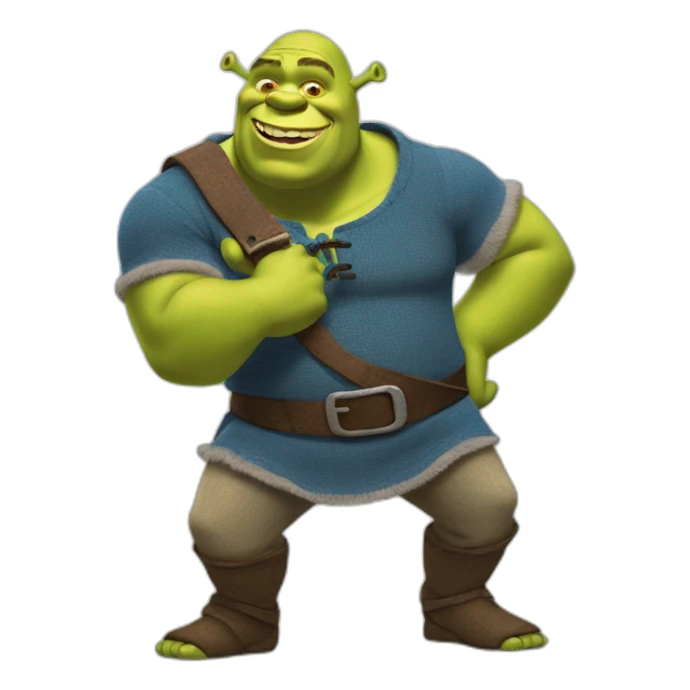 Shrek qui boit sticker