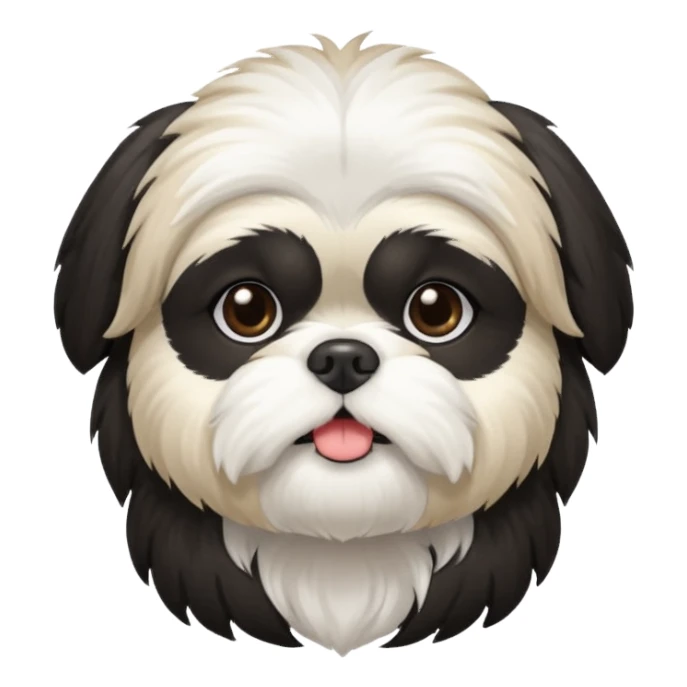 Black and white shih tzu

 sticker