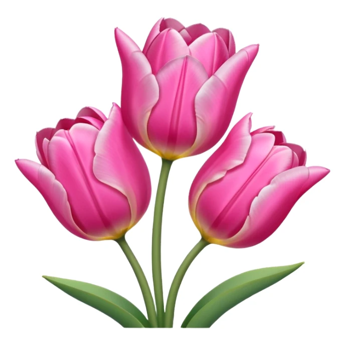 Tulipanes rosados sticker