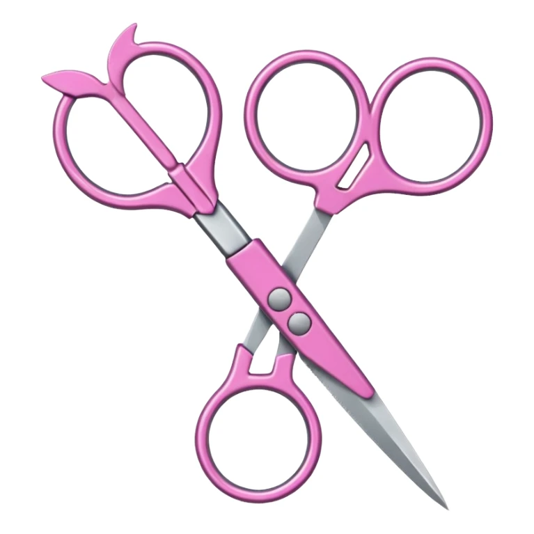 scissor pink sticker