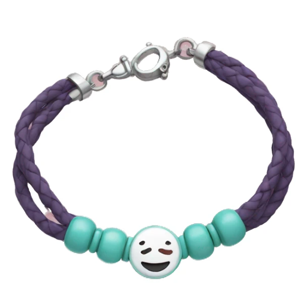 Bracelet and happy  sticker