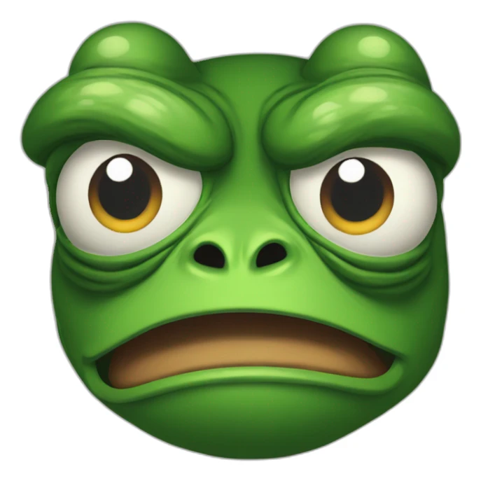 pepe frog angry sticker