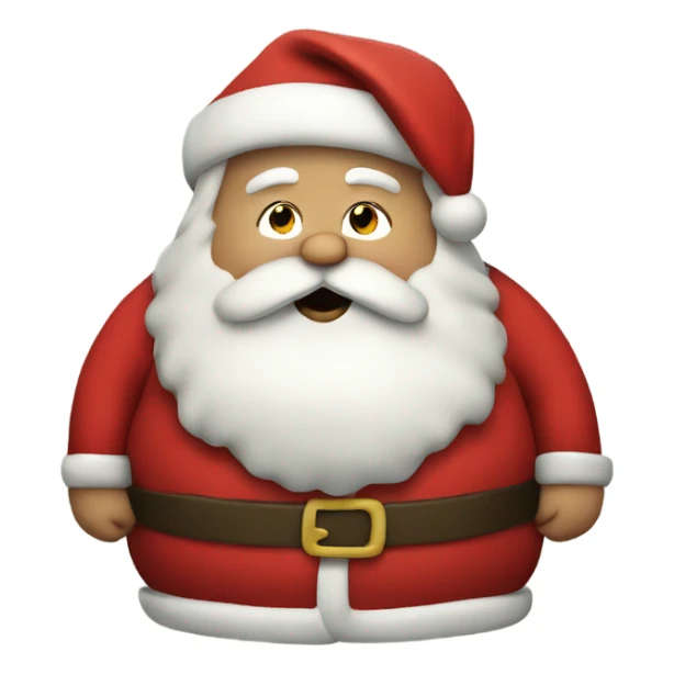 fat santa sticker
