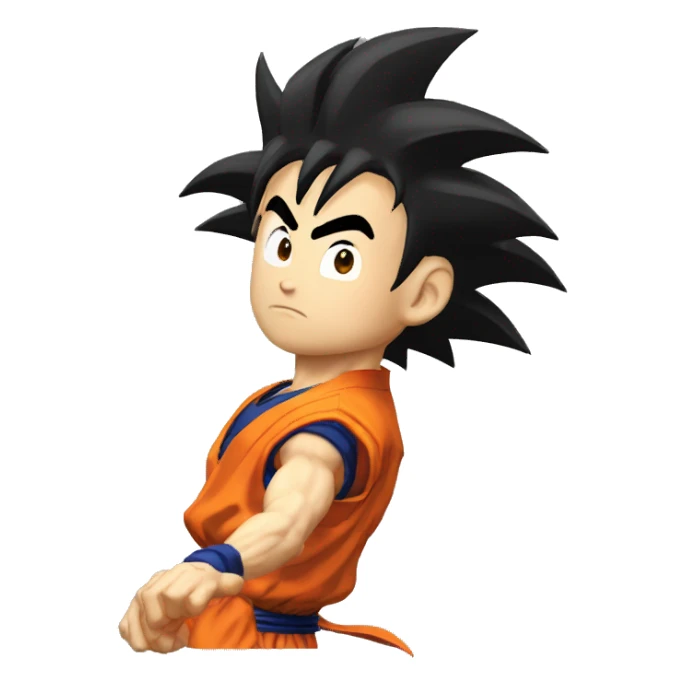 Sangoku dans dragon Ball z sticker
