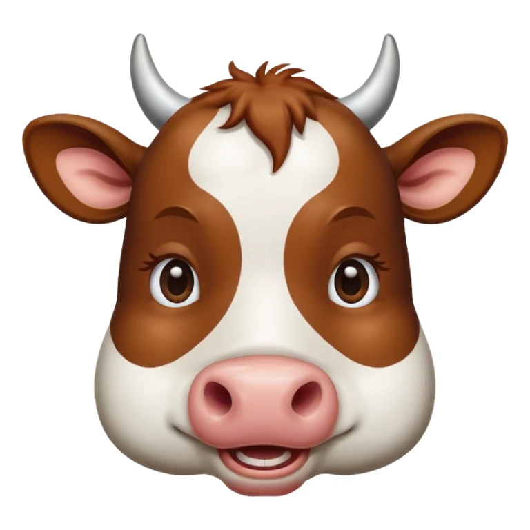 cow happy sticker