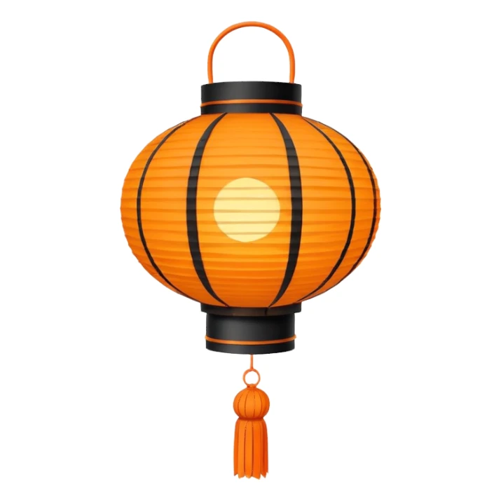 japanese lantern sticker