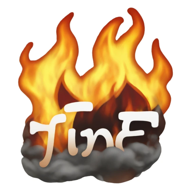 fire with the text 'fayar' alongside sticker