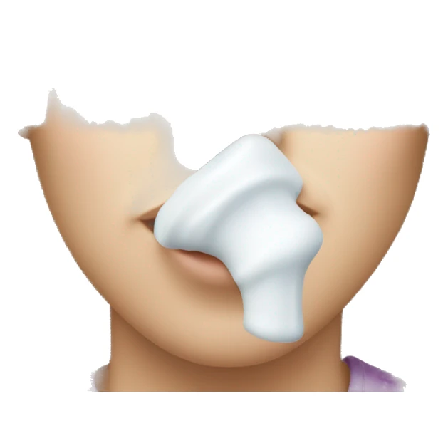 Nose sniffing sugar sticker