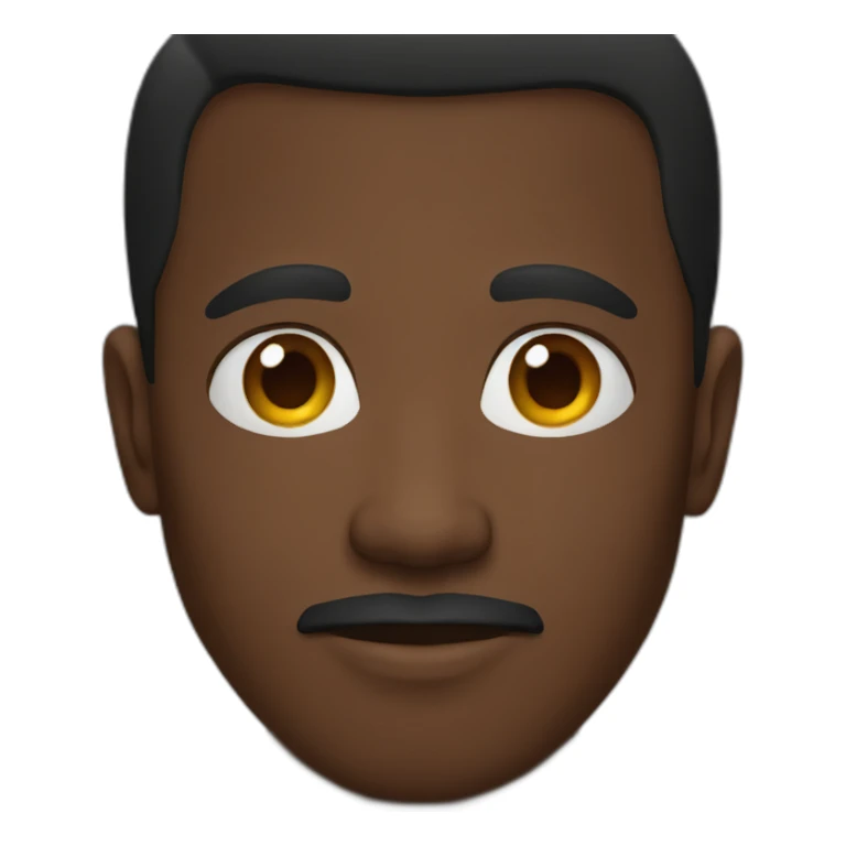 black somalian man sticker