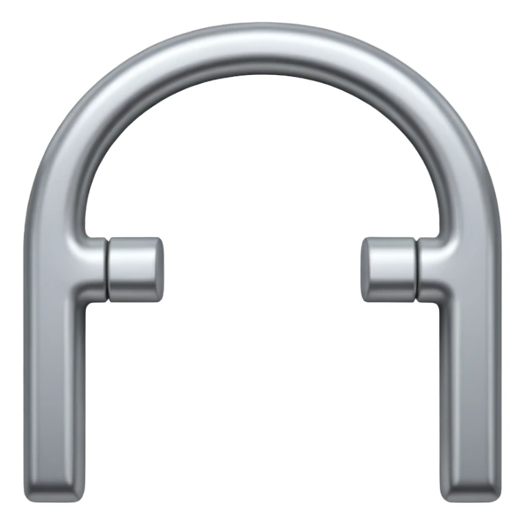 Magnet reverse U shaped sticker