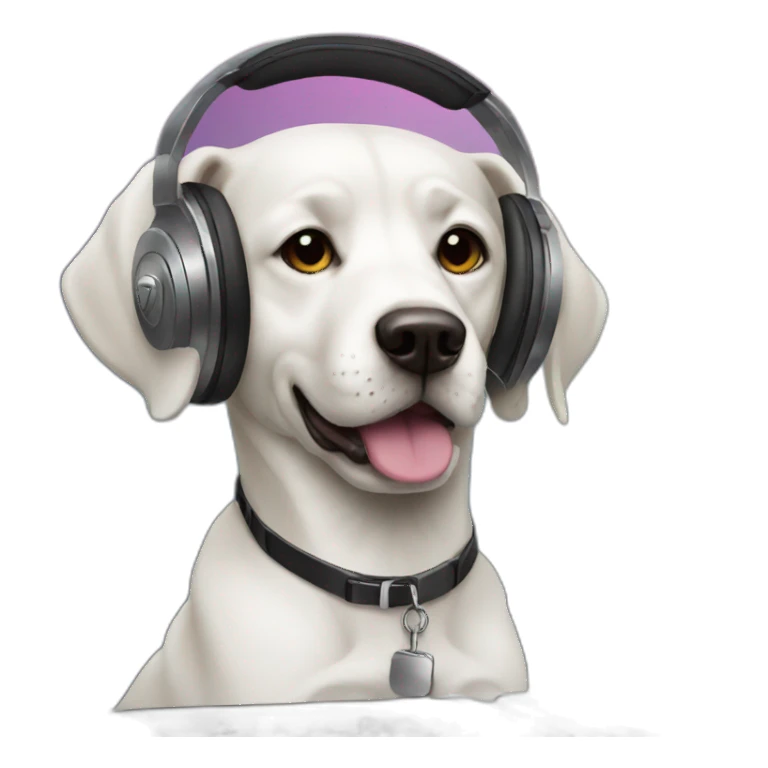 Dj dog sticker
