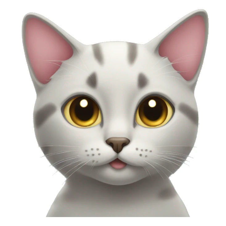 Cat wih heart eyes sticker