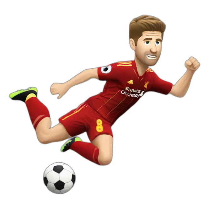 steven gerrard slip over sticker