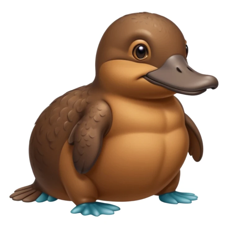 Fatty the platypus sticker