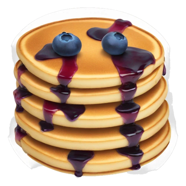Blueberry pancakes  sticker