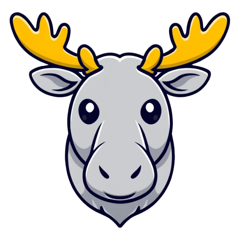 Moose knuckles  sticker