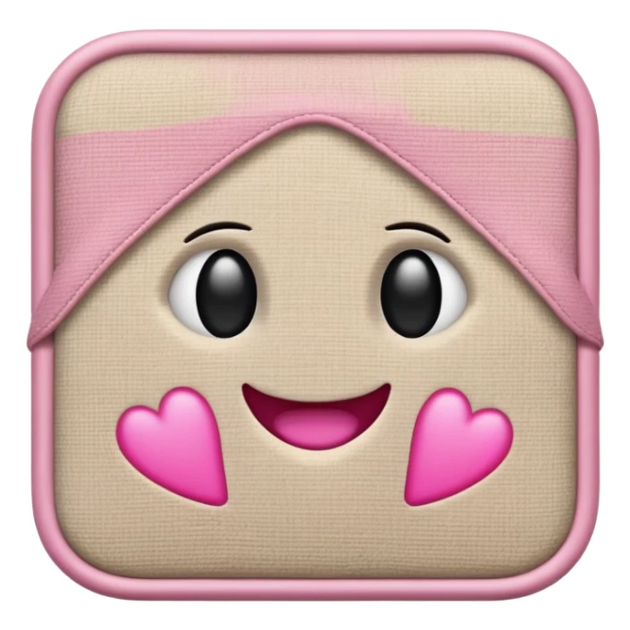 beige and beige and pink  sticker