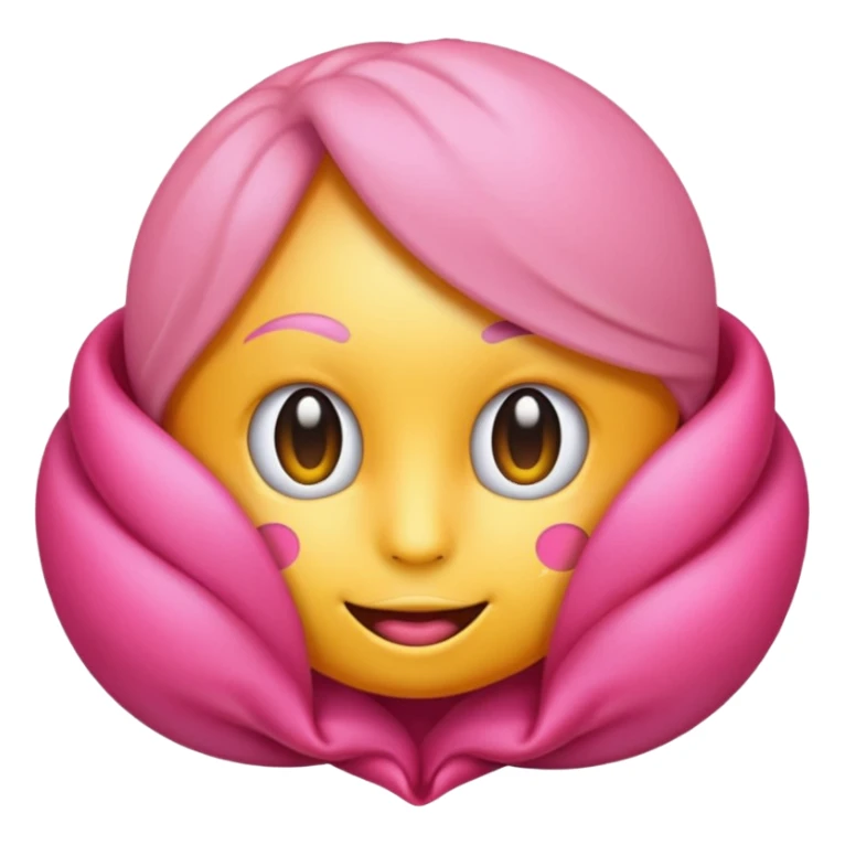 Emoji rosa sticker