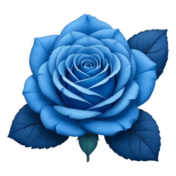 blue rose sticker