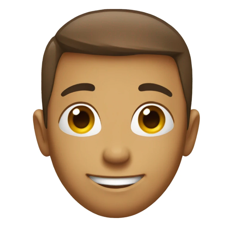 Smile with L on forehead  sticker