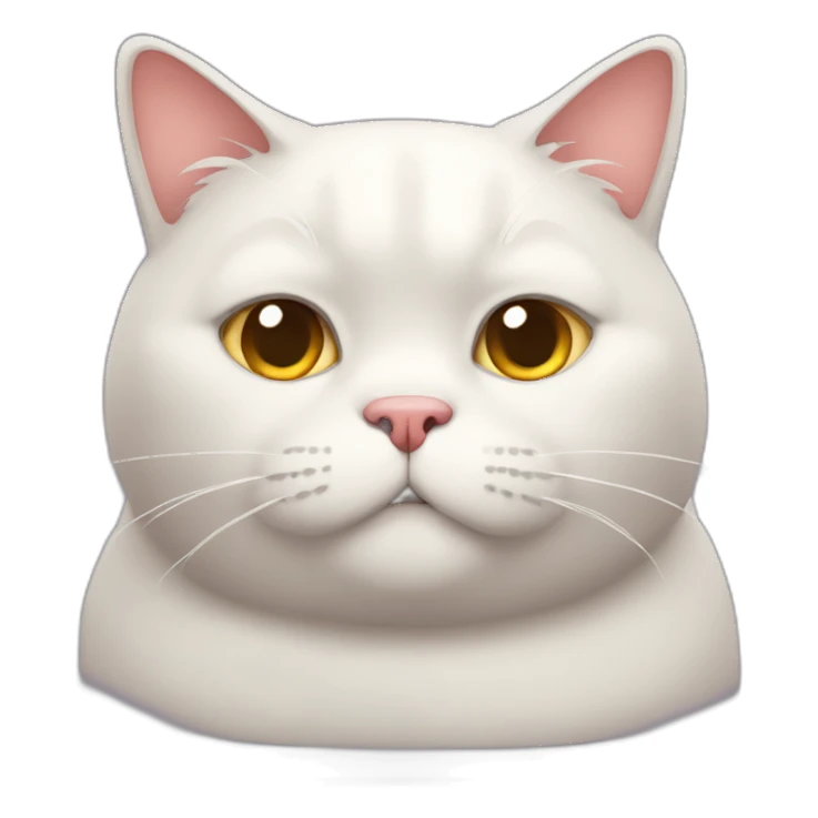 fat-cat-cute sticker
