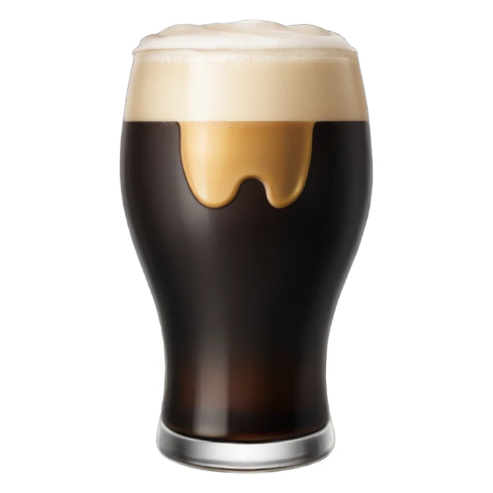 Guinness glass sticker