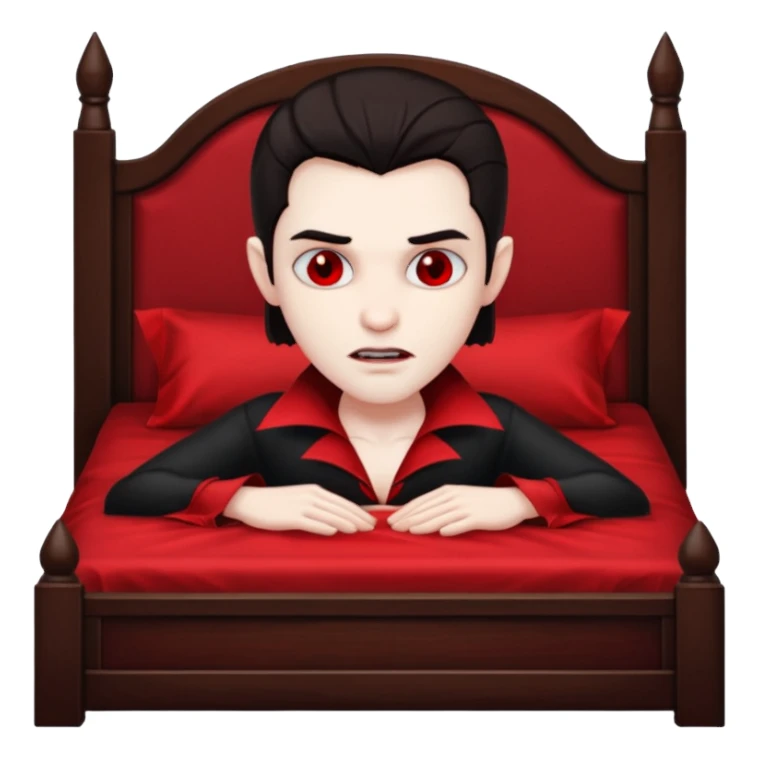 vampire bed sticker