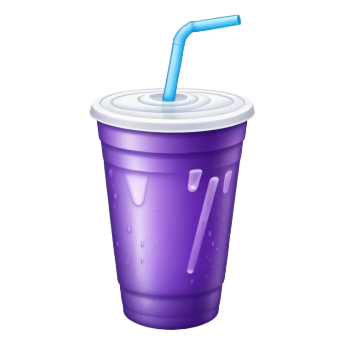 purple drink in styrofoam cup sticker
