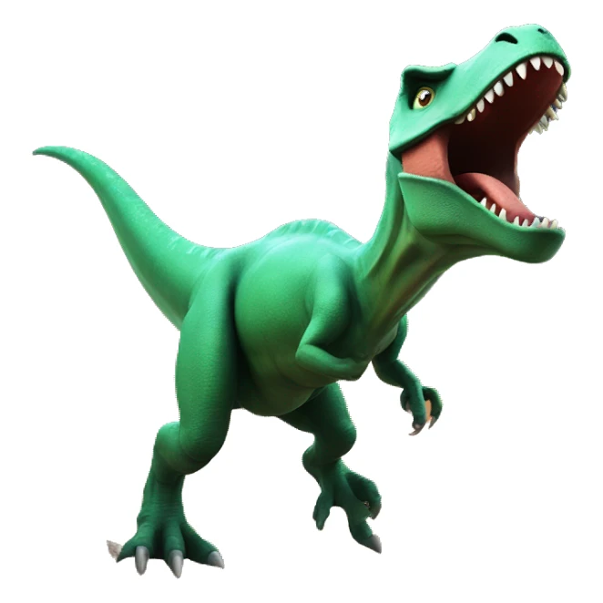 dinosaur getting hit by asteroid  sticker