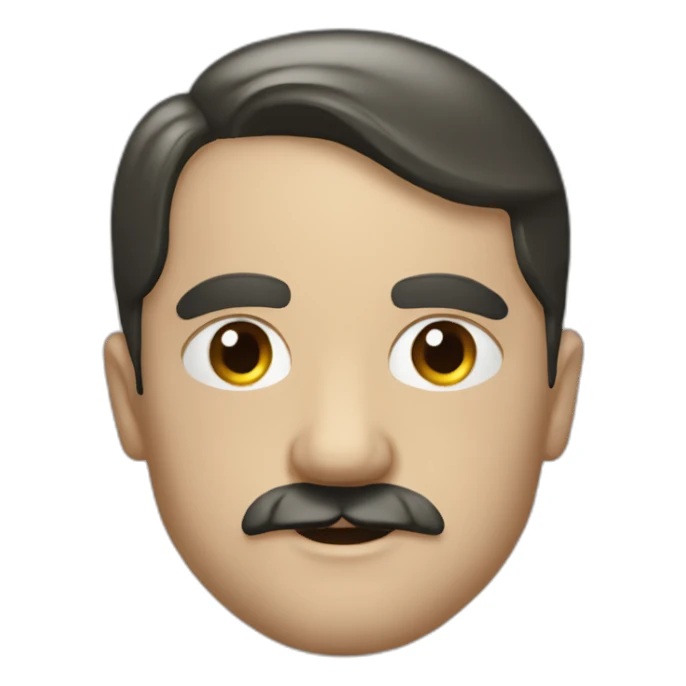 hitler qui dan sticker