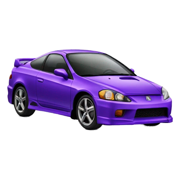 Purple Honda rsx sticker