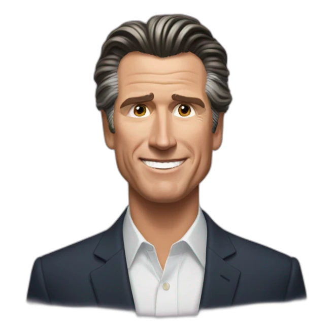 gavin newsom sticker