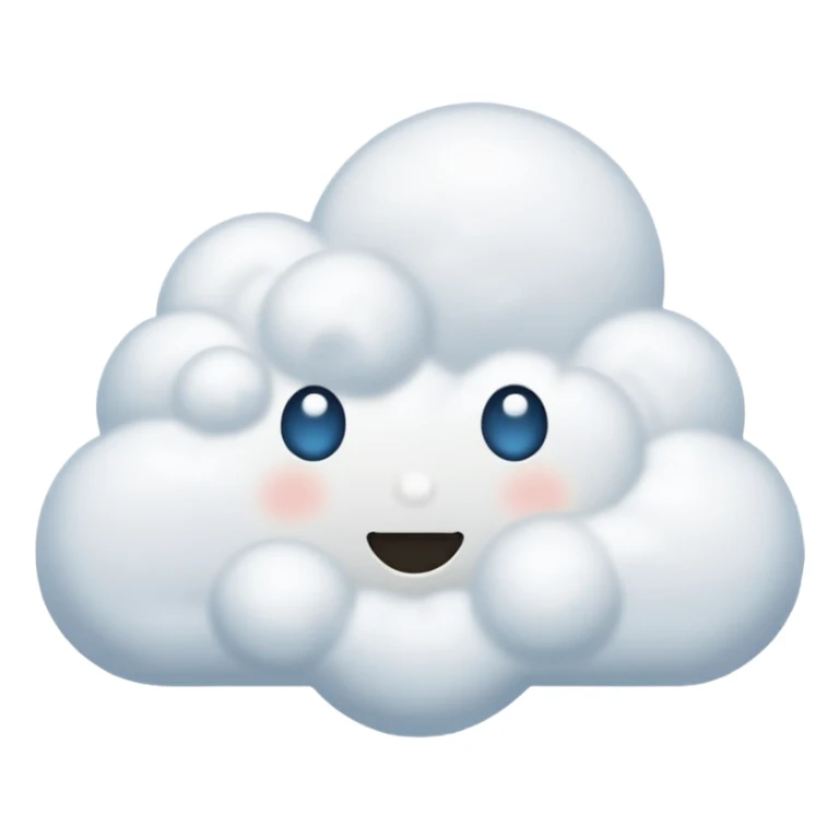 Forma de Nube sticker