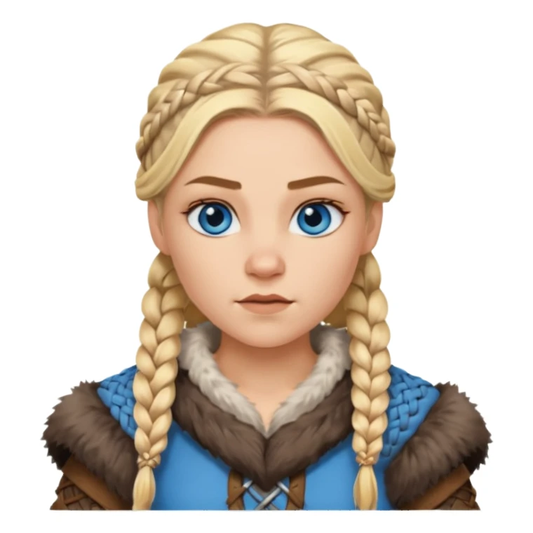 female viking sticker