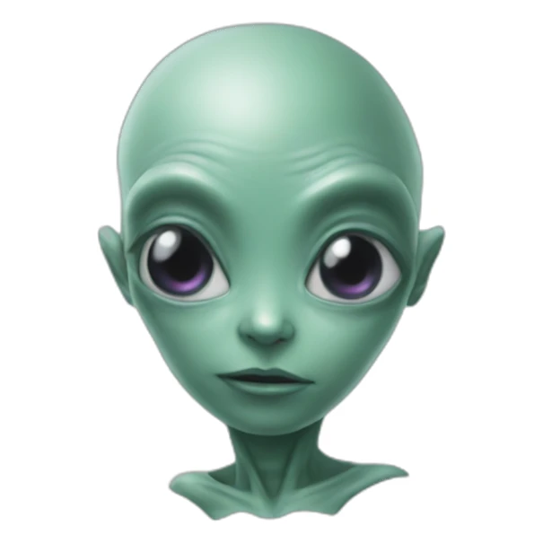 Alien love sticker