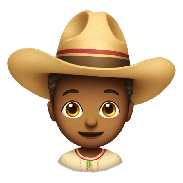 bebé con sombrero sticker