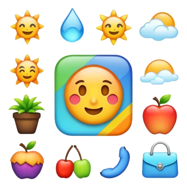 Playground background sticker