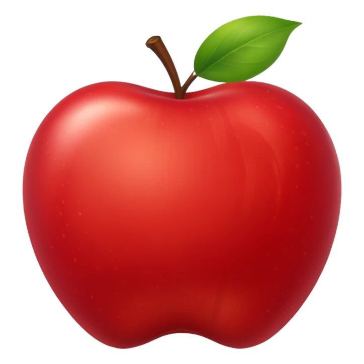 Backed Apple sticker