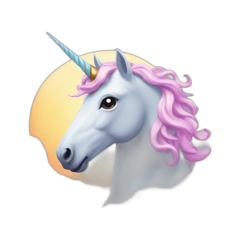 Unicorn in the sky sticker