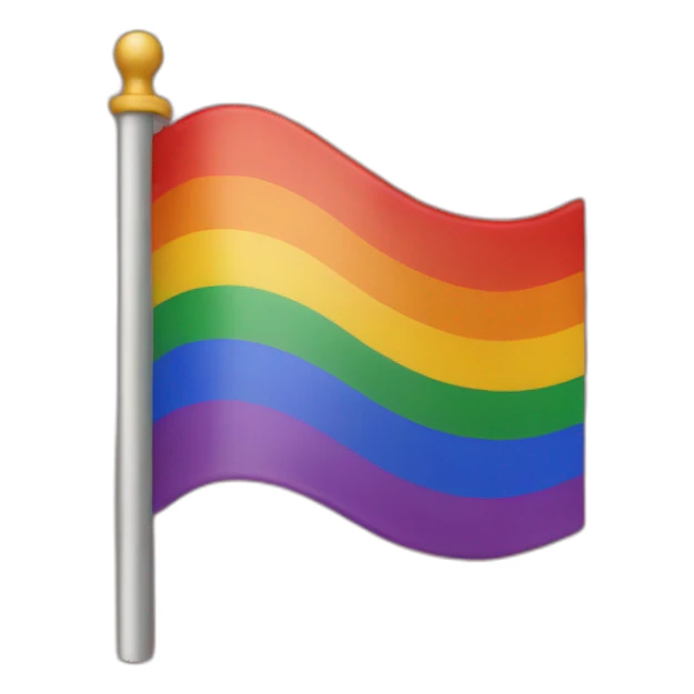lgbt flag sticker