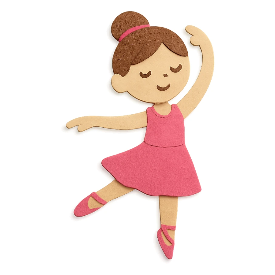 girl doing ballet sticker