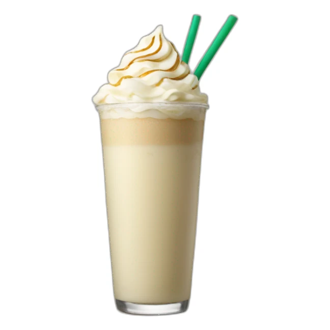 Starbucks white chocolate Frappé sticker