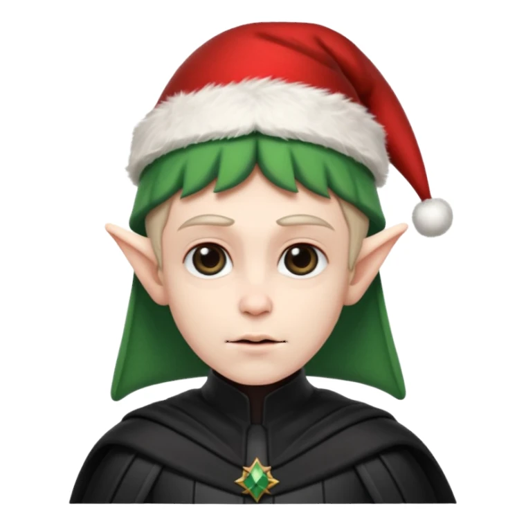 darth vader elf christmas sticker