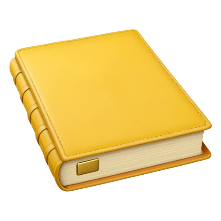 make a soft yellow book emoji sticker