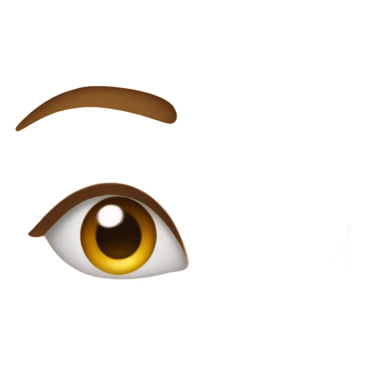 side of face side eye  sticker