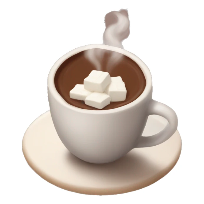 Aesthetic hot chocolate with mistle toe sticker